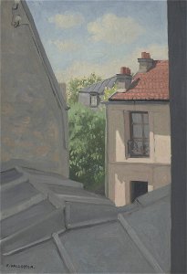 Vallotton - Les toits, rue Mérimée, vers 1903, Inv. 2007-010