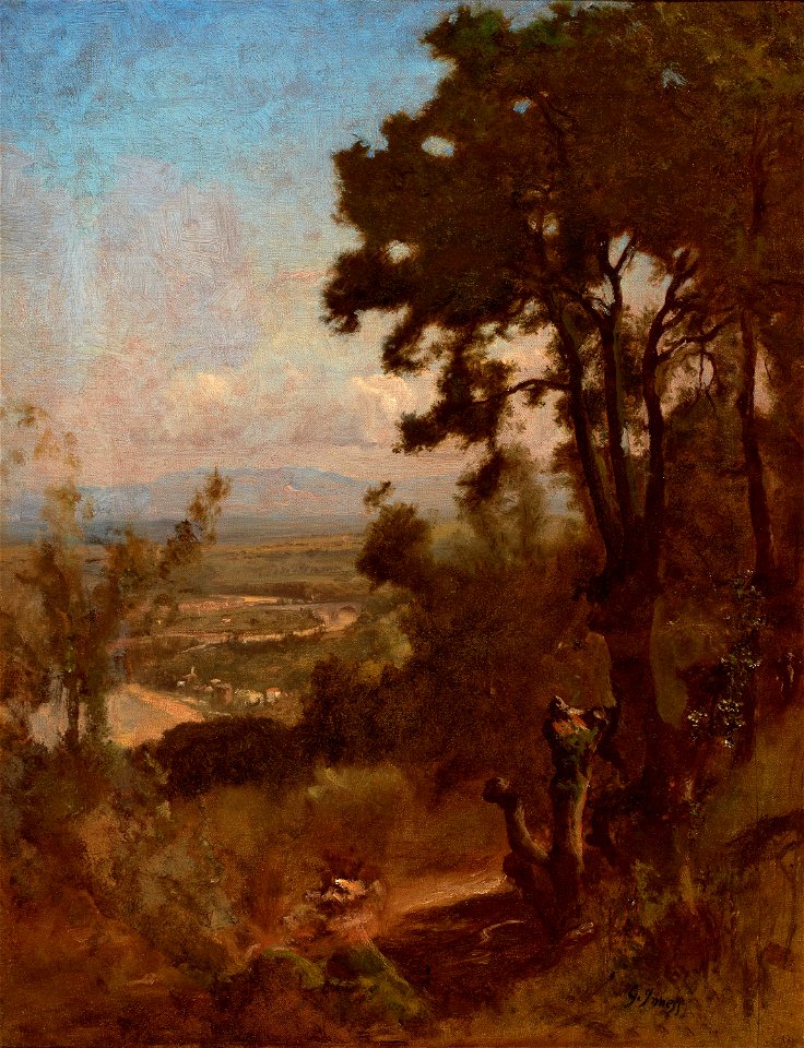Valley Near Perugia-George Inness-1871