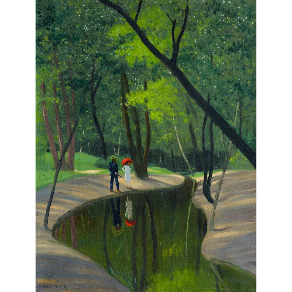 Vallotton - BOIS DE BOULOGNE, 1919, lot.54