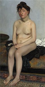 Vallotton - Nu assis sur le divan de l'atelier, 5458867