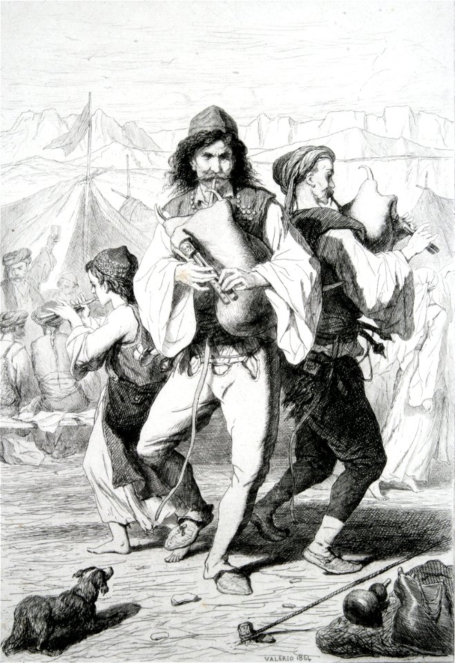 Valerio - Musiciens Morlaques (Salone), 1864