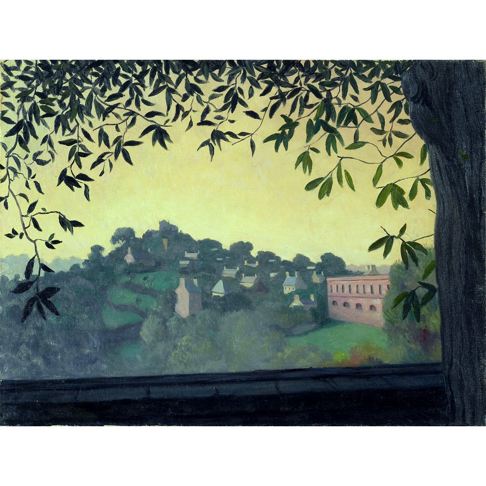 Vallotton - ENVIRONS DE DINAN, EFFET DE BRUME, 1919, lot.42