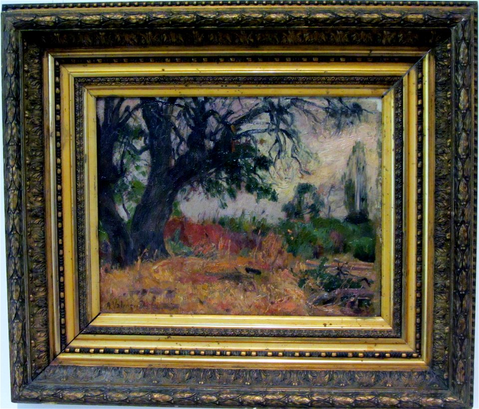 Valenzuela Llanos A - Paisaje ost 28x37 MK framed