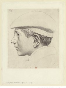 Vallotton - L'enfant au béret (2eme état), btv1b69515809
