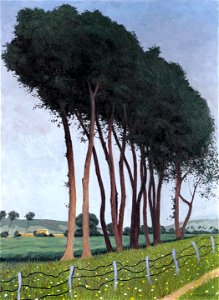 Vallotton - FAMILLE D'ARBRES, 1922, lot.51 (cropped)