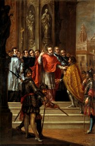 Valdes leal-san ambrosio y el emperador teodosio-prado