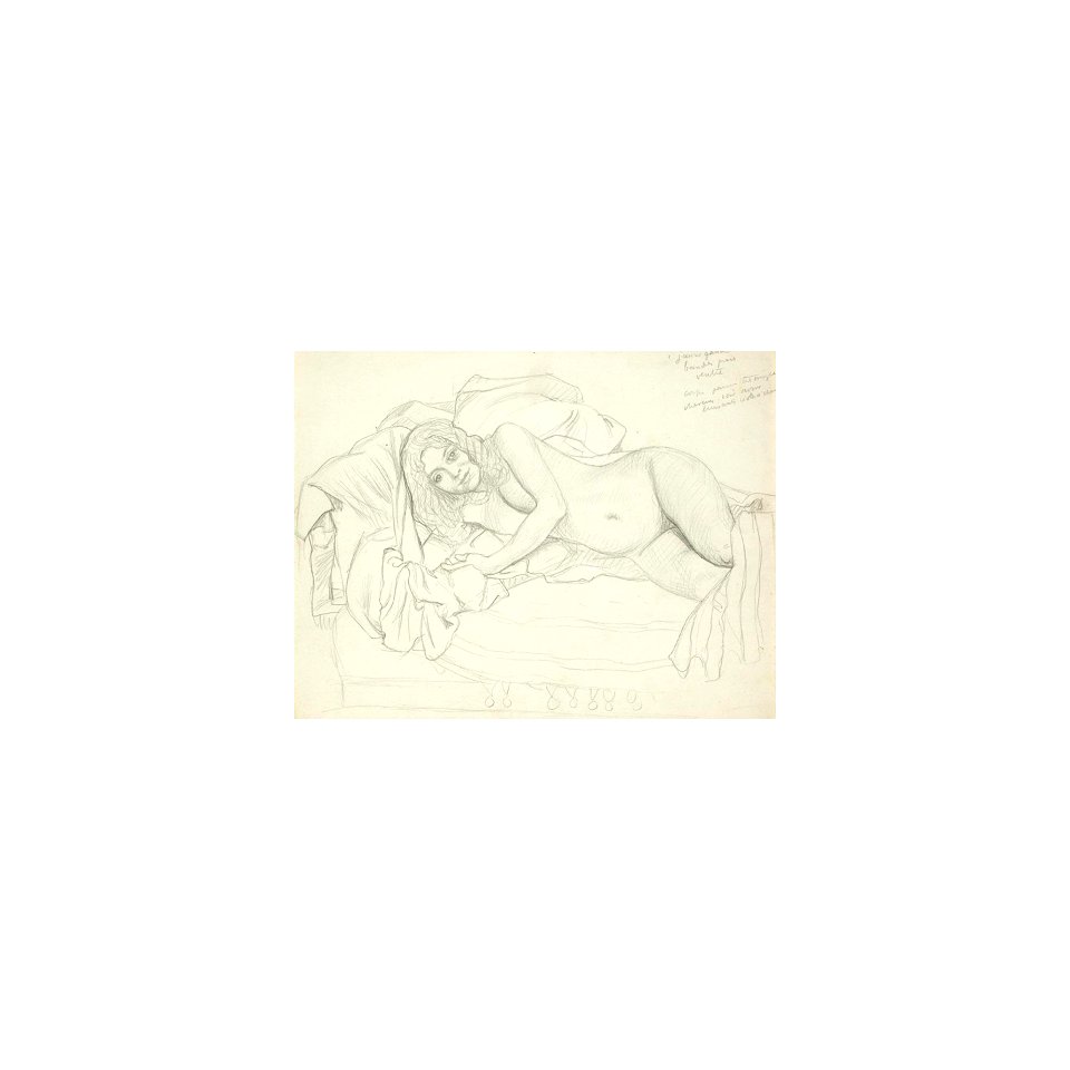 Vallotton - FEMME ALLONGÉE, lot.130