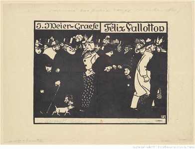 Vallotton - Couverture de l'ouvrage de J. Meier-Graefe, btv1b69517518