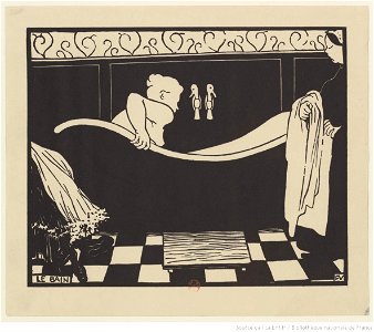 Vallotton - Le bain (publiée dans L'Estampe Originale), btv1b6951704m