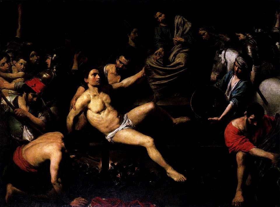 Valentin de Boulogne - Martyrdom of St Lawrence - WGA24245
