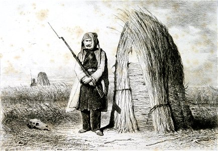Valerio - Sentinelle Egyptienne dans la Dobrustcha, 1855