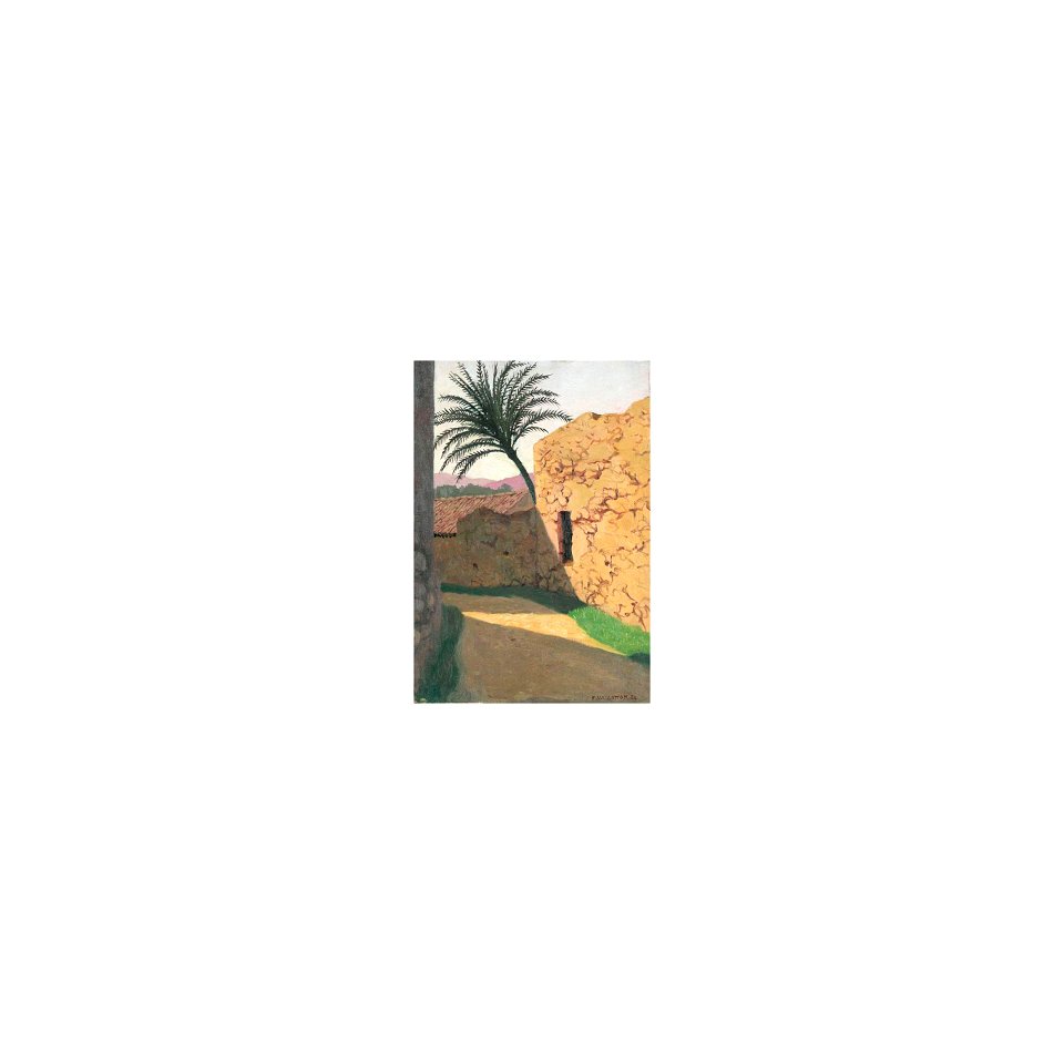 Vallotton - LE PALMIER, CAGNES, 1920, lot.54