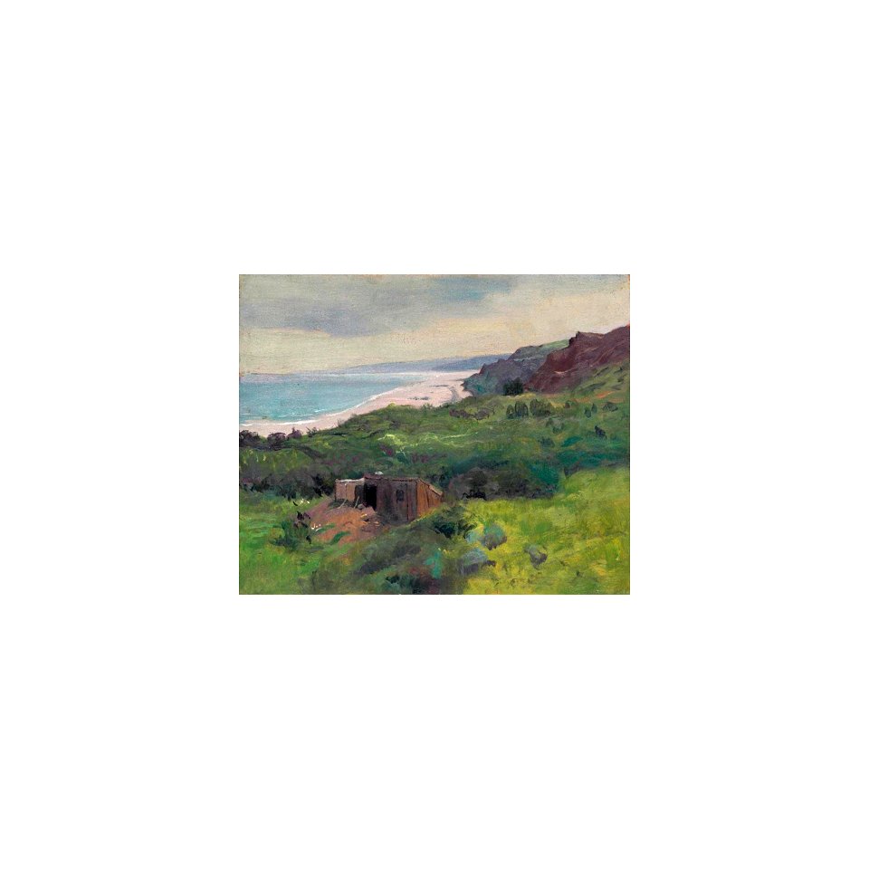 Vallotton - HOULGATE, LA FALAISE, 1913, lot.111