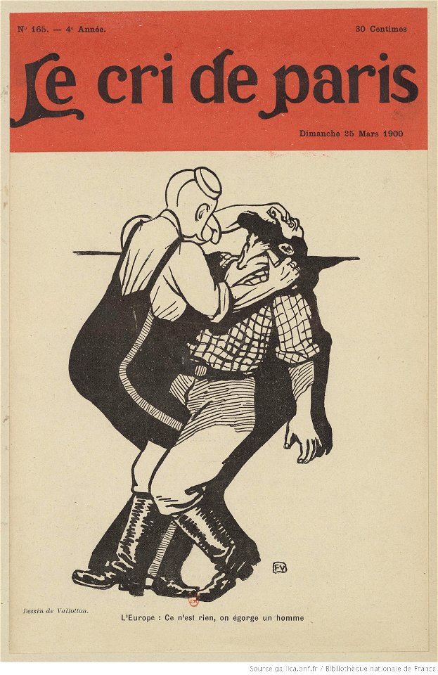 Vallotton - Image parue dans Le cri de Paris, btv1b6951789q
