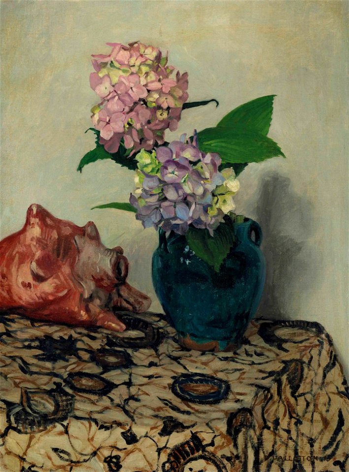 Vallotton - Hortensia et coquillage, 1907, 5889487