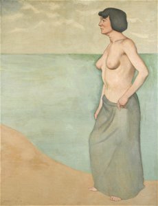 Vallotton - FEMME NUE DEBOUT, lot.78 (cropped)