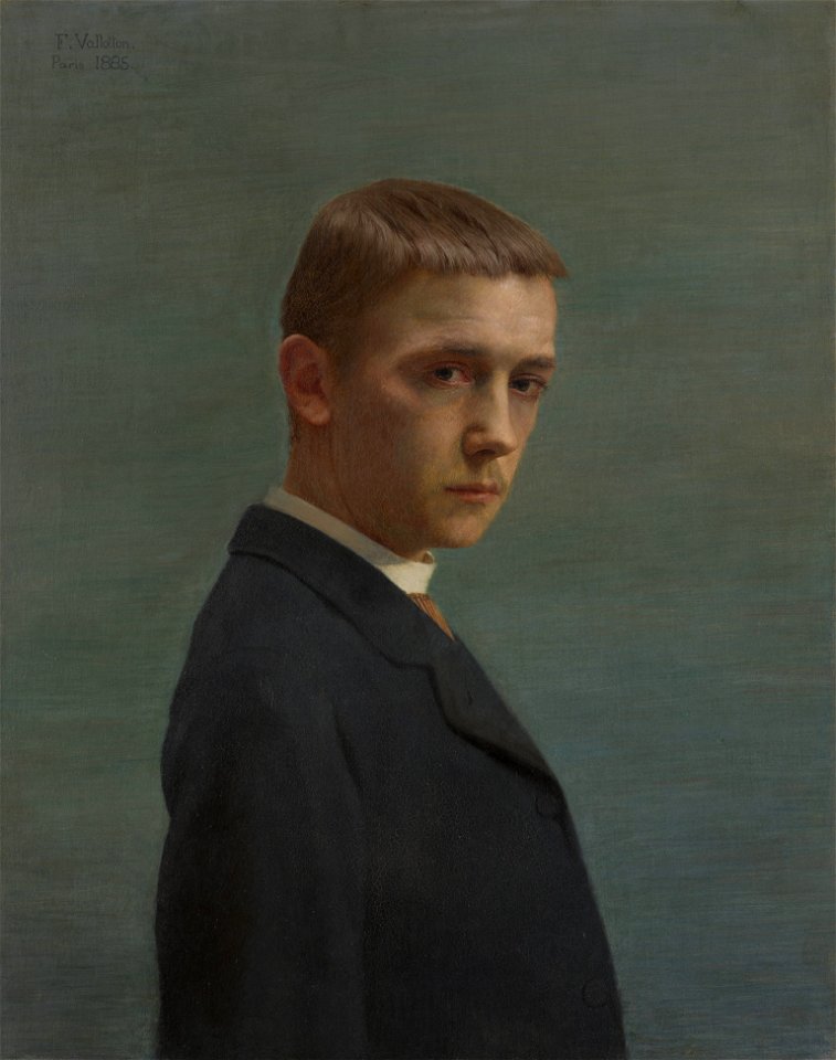 Vallotton - Autoportrait à l’âge de vingt ans, 1885, Inv. 620
