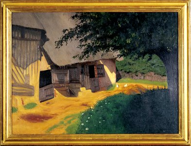 Vallotton - Cour de ferme, 1912