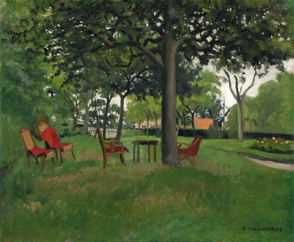 Vallotton - Les fauteuils, Varengeville, 1904, lot.45