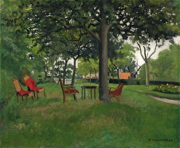 Vallotton - Les fauteuils, Varengeville, 1904, lot.45