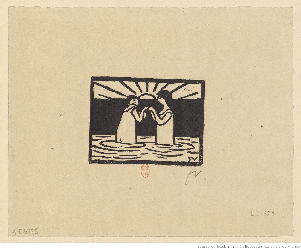Vallotton - Jeux au soleil Les petites baigneuses. VII, btv1b69516775