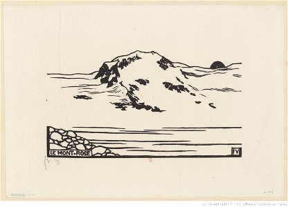Vallotton - Le Mont-Rose, btv1b6951658t