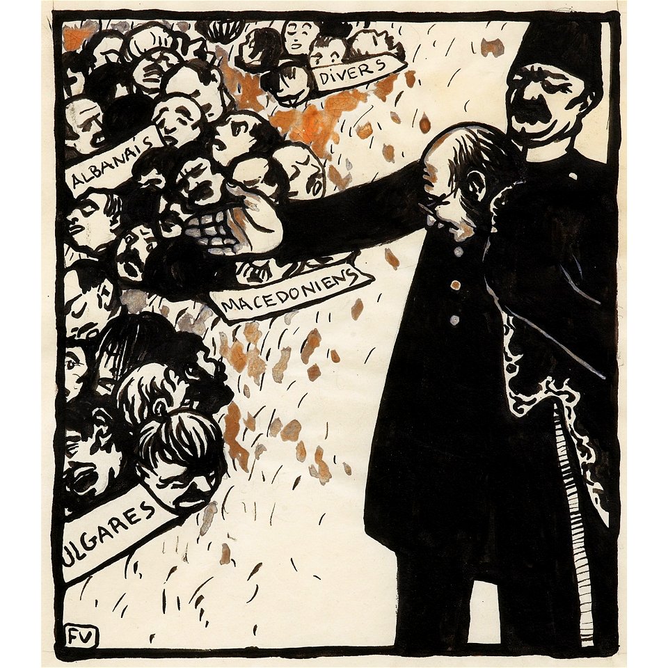 Vallotton - Les réformes en Turquie. -Monsieur l'ambassadeur se rendra compte, et verra que nous ne faisons pas de différences., lot.228