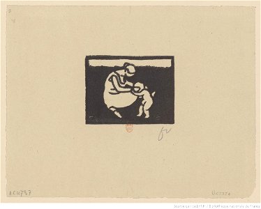 Vallotton - La baigneuse à l'enfant Les petites baigneuses. IX, btv1b69516790