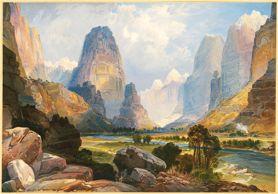 Valley of Babbling Waters, Southern Utah 2 (Boston Public Library)