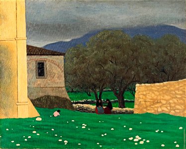 Vallotton - Paysage à Vence, 1924