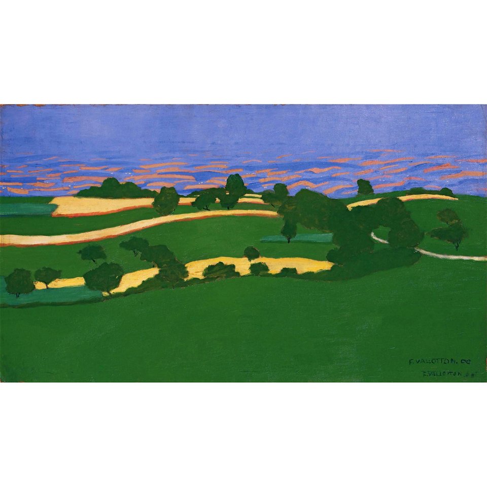 Vallotton - LES BLÉS, 1900, lot.38