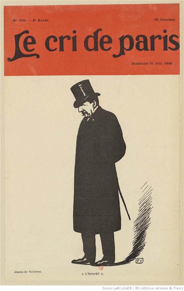 Vallotton - Image parue dans Le cri de Paris, btv1b6951793m
