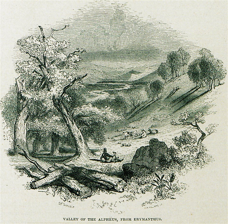 Valley of the Alpheus, from Erymanthus - Wordsworth Christopher - 1882 ...