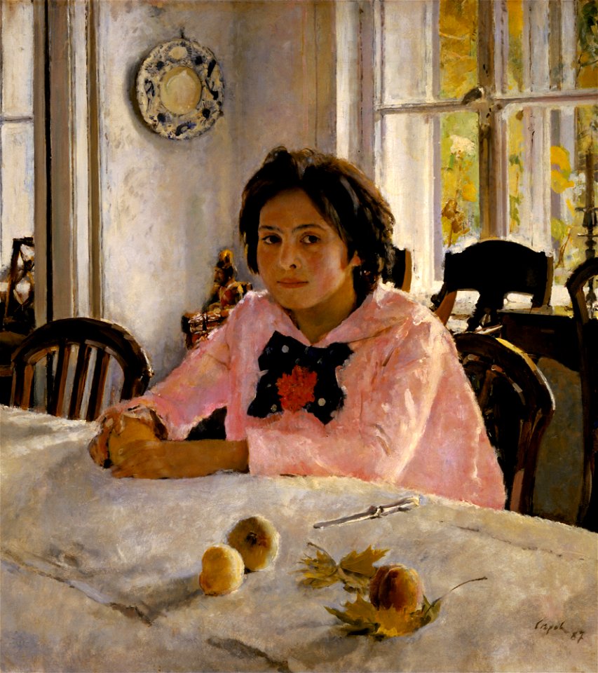 Valentin Serov - Девочка с персиками. Портрет В.С.Мамонтовой - Google Art Project