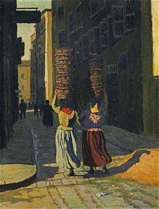 Vallotton - Femmes portant des corbeilles à Marseille, 1901, lot.32