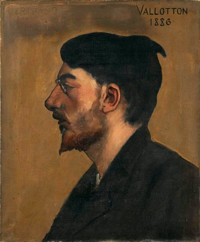 Vallotton - EMILE BERTRAND, 1886, lot.23 (cropped)