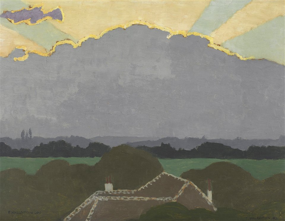 Vallotton - Le grand nuage, 1900, Inv. 1952-008