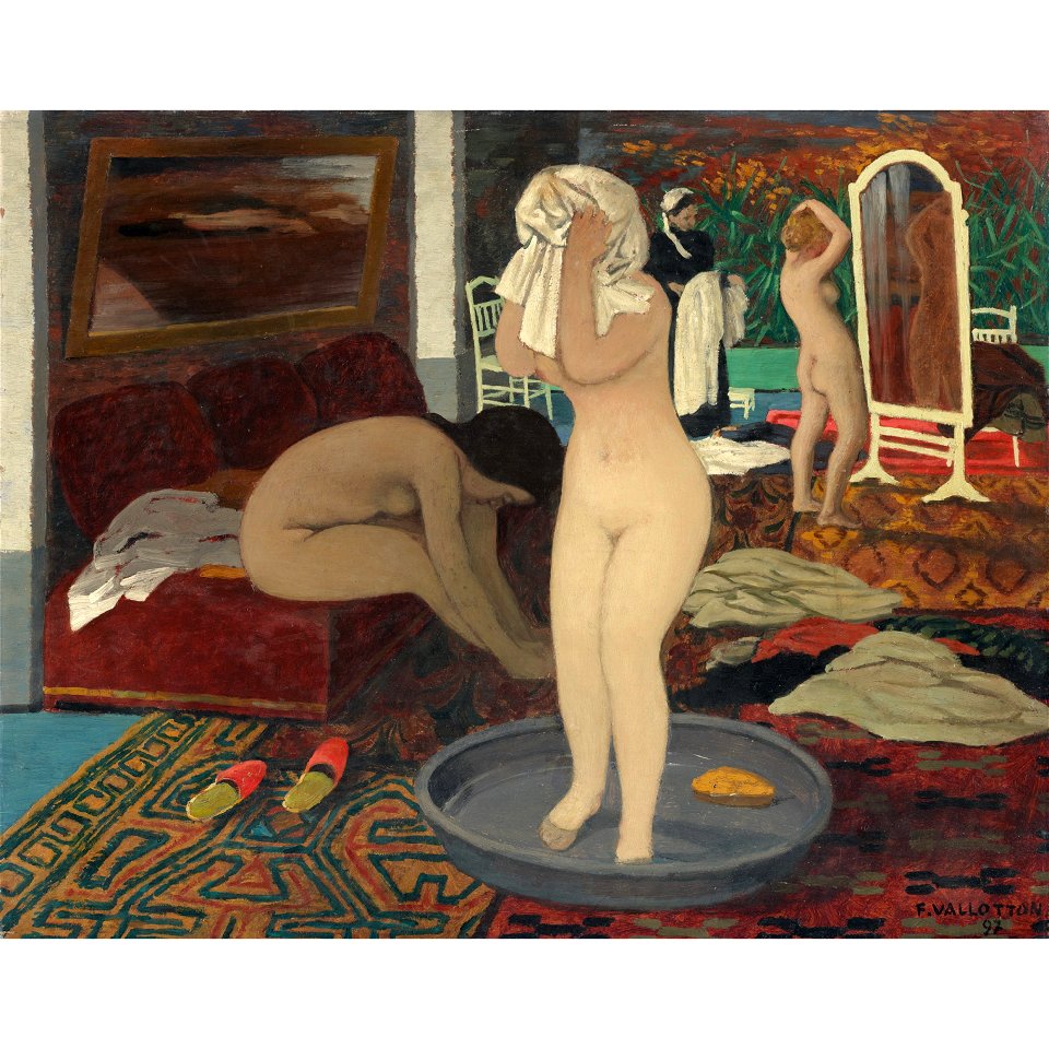 Vallotton - FEMMES À LEUR TOILETTE, 1897, lot.18