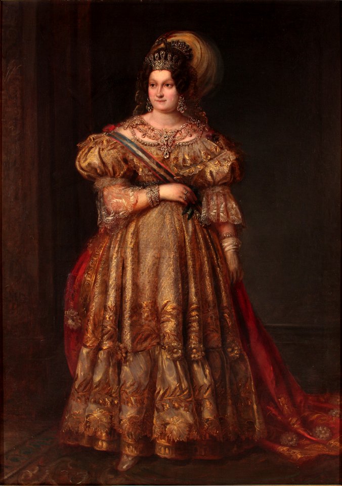 Valentín Carderera y Solano - María Cristina of Bourbon - Google Art Project