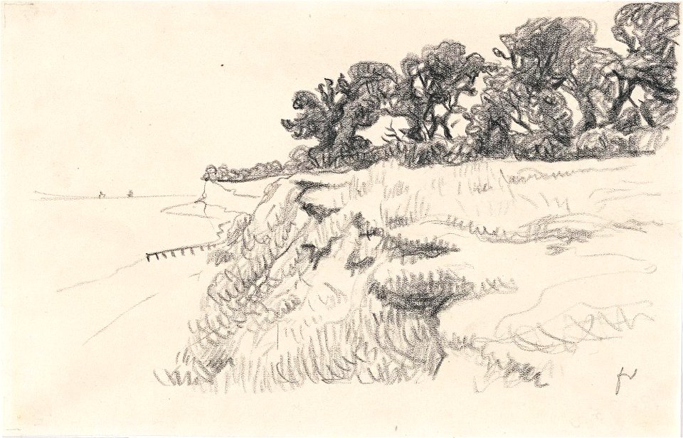 Vallotton - Falaise à Vasouy, 1910, Z.2016.26