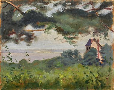 Vallotton - Honfleur, vue sur l'estuaire - Environs d'Honfleur, lot.55