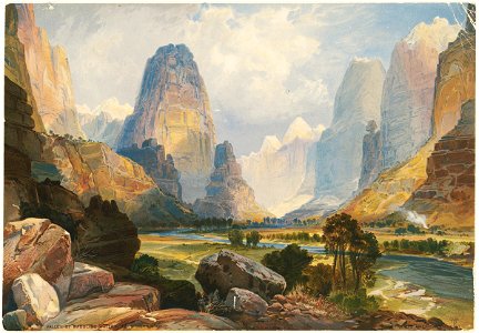 Valley of Babbling Waters, Southern Utah 3 (Boston Public Library)