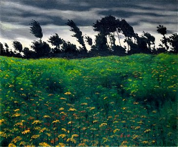 Vallotton - Le champ fleuri, 1912, G.2003.2