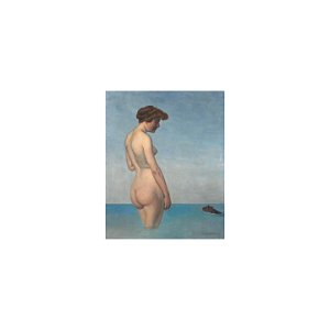 Vallotton - BAIGNEUSE AU CHIEN, 1910, lot.22