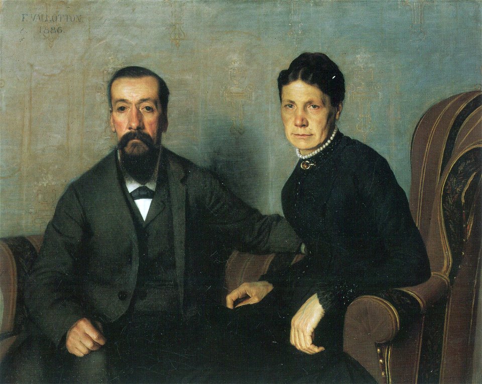 Vallotton - Portrait of the artist's parents, 1886, GKS667