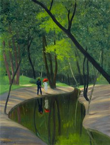 Vallotton - BOIS DE BOULOGNE, 1919, lot.54 (cropped)