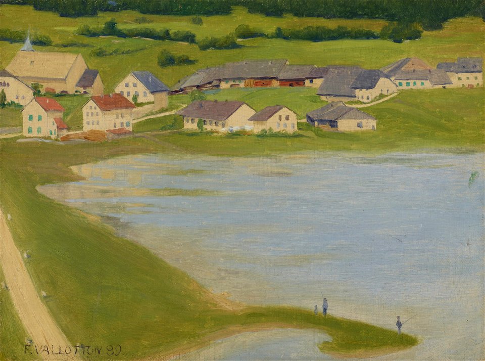 Vallotton - Les Charbonnières, 1889, Inv. 628