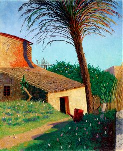 Vallotton - Cagnes, le palmier, 1924, 6158488