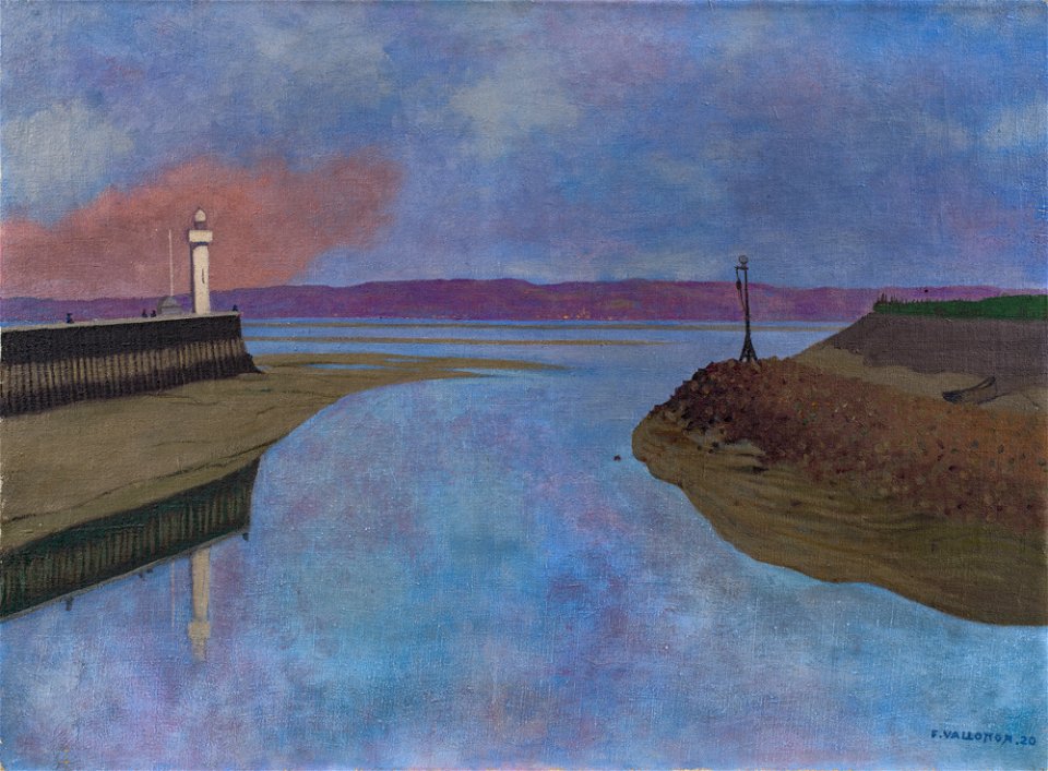 Vallotton - Le Port d'Honfleur, 1920, 187