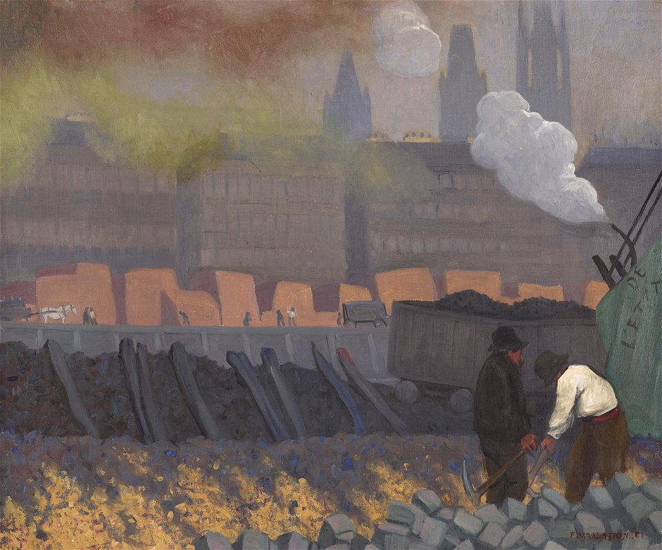 Vallotton - Le port de Rouen, 1901, Inv. 2018-001